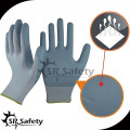 SRSAFETY Gant noir résistant au nitrile en nylon tricoté à 13 calibres